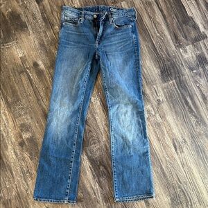 GAP Women's Classic Blue Denim Straight Leg Jeans